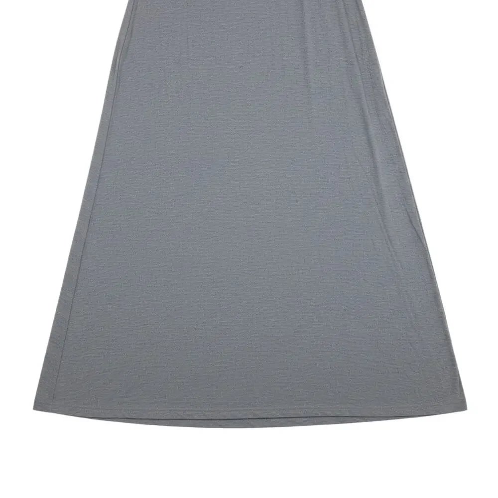 Fabletics Gray Heathered Tank Maxi Dress XS Racerback Casual Long - Picture 4 of 8